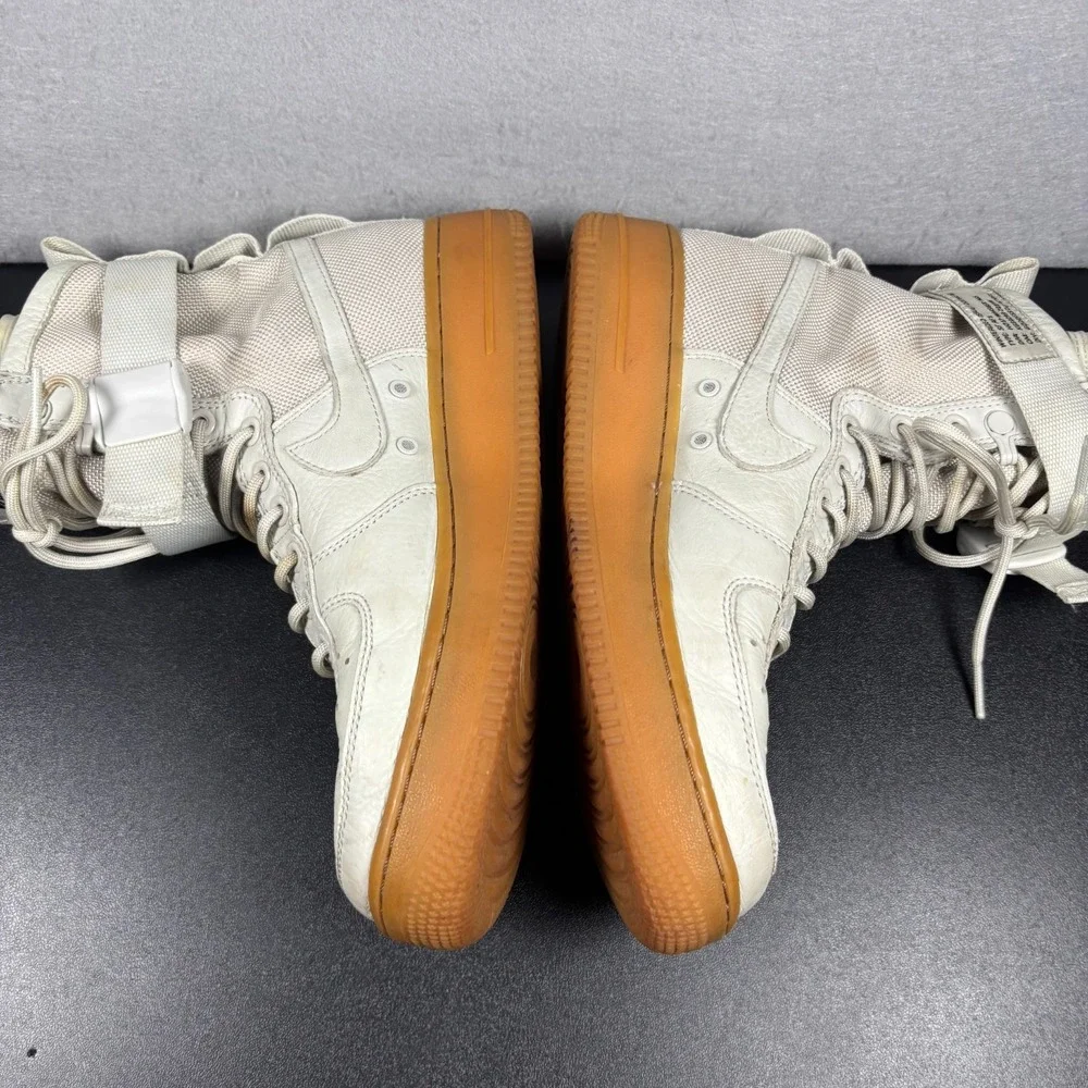 Nike SF Air Force 1 High Light Bone Gum Womens Boots Size 8.5 857872-004 Sneaker